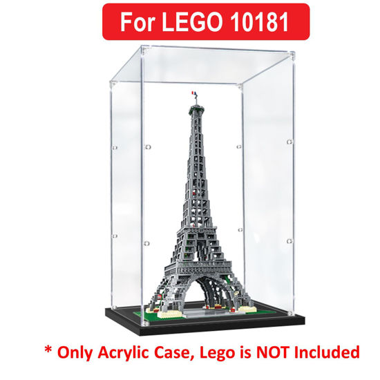 Picture of Acrylic Display Case for LEGO 10181 Creator Expert Eiffel Tower Figure Storage Box Dust Proof Glue Free