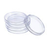 Picture of 21MM Coin Holder Capsules Round Plastic Clear Coin Container Case for Coins Storage 100PCS