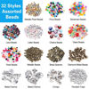 Picture of Jewelry Making Kit 2062 Pcs Bracelet Necklace Making Kit Include PP OPOUNT Beads, Charms, Findings, Jewelry Pliers, Beading Wire,Earrings