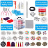 Picture of Jewelry Making Kit 2062 Pcs Bracelet Necklace Making Kit Include PP OPOUNT Beads, Charms, Findings, Jewelry Pliers, Beading Wire,Earrings