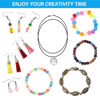 Picture of Jewelry Making Kit 2062 Pcs Bracelet Necklace Making Kit Include PP OPOUNT Beads, Charms, Findings, Jewelry Pliers, Beading Wire,Earrings