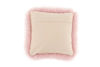 Picture of Australian Sheepskin Lambskin Pink Cushion 40cm with insert