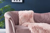 Picture of Australian Sheepskin Lambskin Pink Cushion 40cm with insert