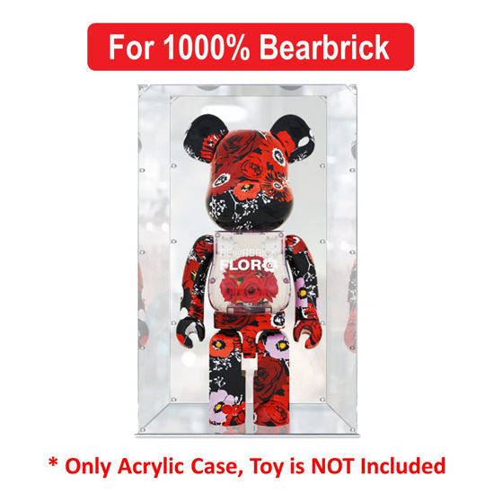 Picture of Acrylic Display Case for 1000% Bearbrick Figure Storage Box Dust Proof Glue Free