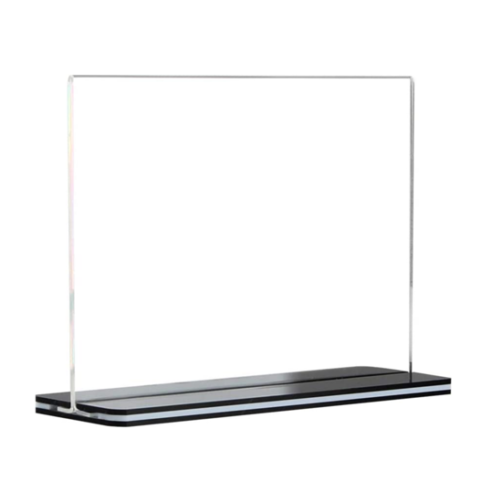 Picture of A6 Landscape Double Sided POS Sign Holder Acrylic Retail Display Stands Menu