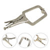 Picture of 4 X Heavy Duty Steel 6" C-Clamp Mig Welding Locking Plier C Clamps