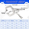 Picture of 4 X Heavy Duty Steel 6" C-Clamp Mig Welding Locking Plier C Clamps