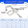 Picture of 4 X Heavy Duty Steel 9" C-Clamp Mig Welding Locking Plier C Clamps