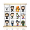 Picture of Acrylic Display Case for Funko Pop! Vinyl Super Goku (Ultra Instinct with Kamehameha) Metallic 3.75 Inch Compatible 12 Slots Wall Mount Dust Proof