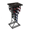 Picture of Wine Rack side Table Freestanding Wine Bottles Storage with rack Hold 11 Wine Bottles