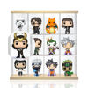 Picture of Acrylic Display Case for Funko Pop! Vinyl Marvel President Loki 3.75 Inch Compatible 12 Slots Wall Mount Dust Proof Glue Free