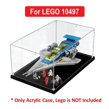 Picture of Acrylic Display Case for LEGO 10497 ICONS Galaxy Explorer Figure Storage Box Dust Proof Glue Free