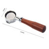 Picture of 58mm E61 Bottomless Portafilter and Tamper SET  for Espresso Coffee Machine Brown Wood Handle