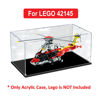 Picture of Acrylic Display Case for LEGO 42145 Technic Airbus H175 Rescue Helicopter Figure Storage Box Dust Proof Glue Free