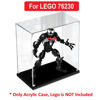 Picture of Acrylic Display Case for LEGO 76230 Marvel Spider-Man Venom Figure Storage Box Dust Proof Glue Free