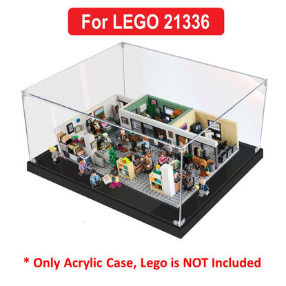 Picture of Acrylic Display Case for LEGO 21336 Ideas The Office Figure Storage Box Dust Proof Glue Free