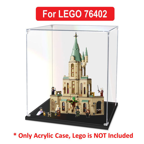 Picture of Acrylic Display Case for LEGO 76402 Harry Potter Hogwarts Dumbledore's Office Figure Storage Box Dust Proof Glue Free