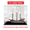 Picture of Acrylic Display Case for LEGO 10210 Pirates Imperial Flagship Figure Storage Box Dust Proof Glue Free