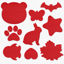 Picture of Leather Repair Patches Pre-cutted for Couches  Self-Adhesive refinisher cuttable reupholster Tape Patches kit for Couch Car Seats Furniture Sofa Vinyl Chairs Fabric Fix  RED