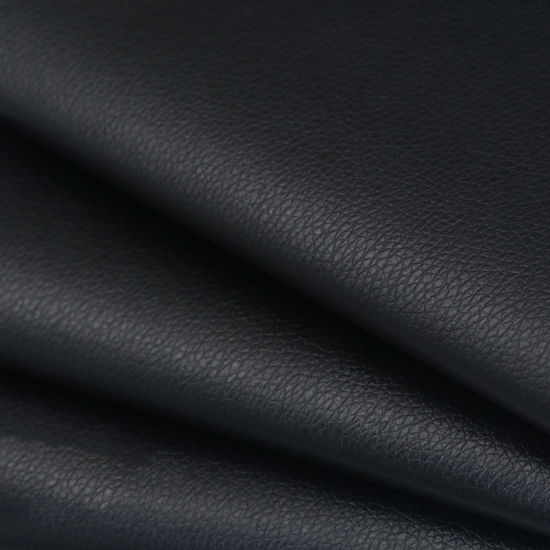 Picture of Leather Repair for Couches  Self-Adhesive refinisher cuttable reupholster Tape Patches kit for Couch Car Seats Furniture Sofa Vinyl Chairs Fabric Fix 100cm*137cm Black