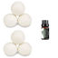 Picture of 100% Natural Wool Dryer Balls Hand Made Engergy Saving 1000 Loads 6 BALLS With Eucalyptus Essential Oil