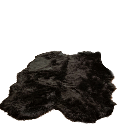 Picture of Black Faux Sheep skin Rug Home idea indoor winter warm Fluffy 180cm  Quarto