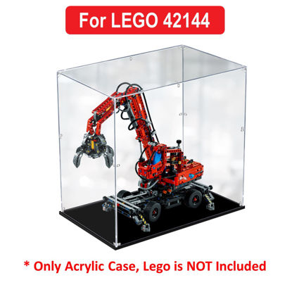 Picture of Acrylic Display Case for LEGO 42144 Technic Material Handler Figure Storage Box Dust Proof Glue Free