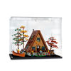 Picture of Acrylic Display Case for LEGO 21338 Ideas A-Frame Cabin Figure Storage Box Dust Proof Glue Free