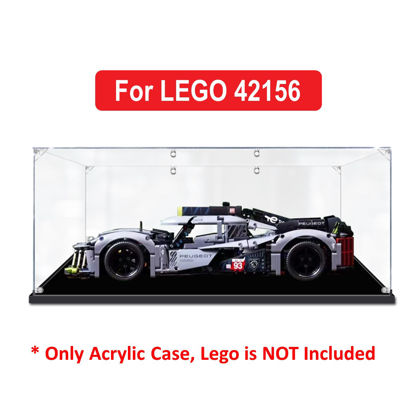 Picture of Acrylic Display Case for LEGO 42156 Technic PEUGEOT 9X8 24H Le Mans Hybrid Hypercar Figure Storage Box Dust Proof Glue Free