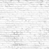 Picture of Viny Self-adhesive Mural Wallpaper Eco White Brick Wall Background in Rural Room