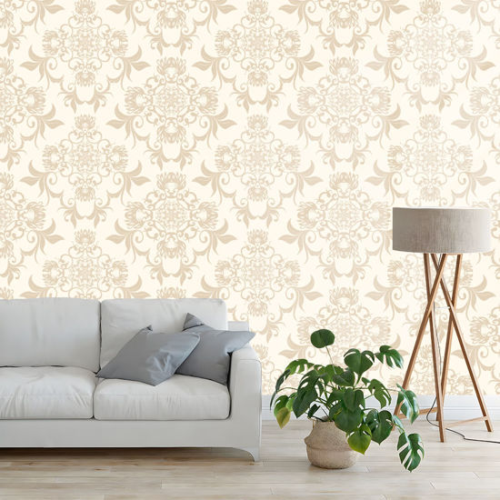 Picture of 3D Mural Wallpaper Viny Self Adhesive Eco Seamless Floral Ornament