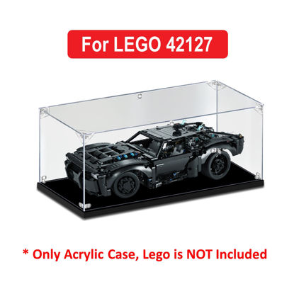 Picture of Acrylic Display Case for LEGO 42127 Technic The Batman Batmobile Figure Storage Box Dust Proof Glue Free