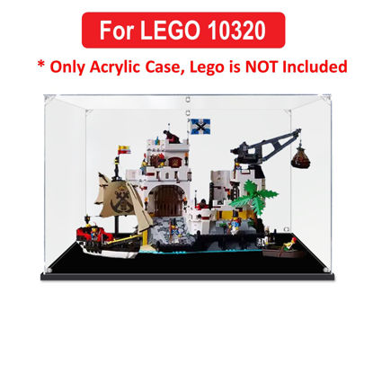 Picture of Acrylic Display Case for LEGO 10320 Icons Eldorado Fortress Figure Storage Box Dust Proof Glue Free