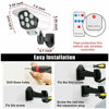 Picture of 2x 77 LED Solar Motion Sensor Light Outdoor Garden Wall Security Street Lamp