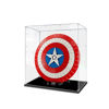 Picture of Acrylic Display Case for LEGO 76262 Marvel Super Heroes Captain America's Shield Figure Storage Box Dust Proof Glue Free