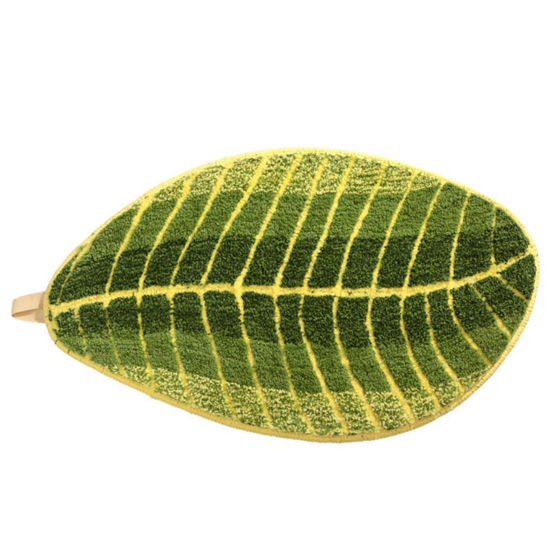 Picture of Leaf-Shaped Non-Slip Mat Floor Mat  Entrance Door Mat 45cm120cm