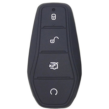 Picture of Car Key Cover Silicone Lightweight Unique Protector for BYD Atto 3 Black