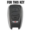 Picture of Subaru Key Fob Cover Silicone Case Outback Crosstrek Forester Impreza WRX 4 Buttons