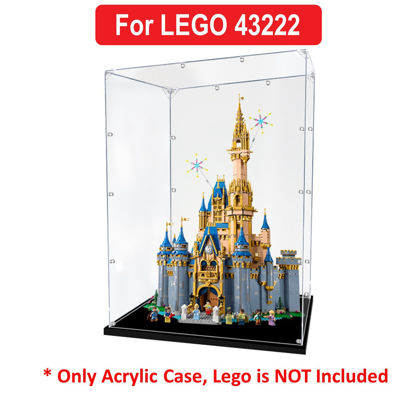 Picture of Acrylic Display Case for LEGO 43222 Disney Disney Castle Figure Storage Box Dust Proof Glue Free