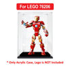 Picture of Acrylic Display Case for LEGO 76206 Marvel Super Heroes Iron Man Figure Infinity Saga Storage Box Dust Proof Glue Free