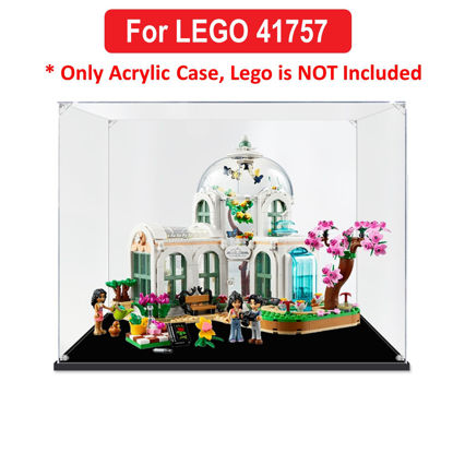 Picture of Acrylic Display Case for LEGO 41757 Friends Botanical Garden Figure Storage Box Dust Proof Glue Free