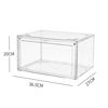 Picture of 5 X Premium Sneaker Acrylic Display Shoe Box Storage Case Clear Side Open Stackable