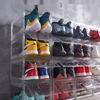 Picture of 5 X Premium Sneaker Acrylic Display Shoe Box Storage Case Clear Side Open Stackable