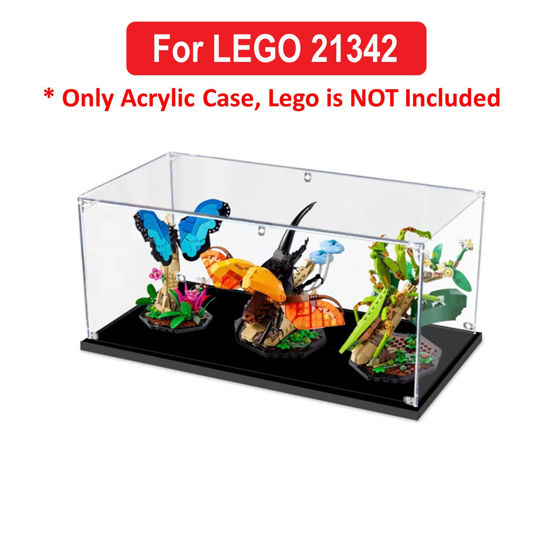 Picture of Acrylic Display Case for LEGO 21342 Ideas The Insect Collection Figure Storage Box Dust Proof Glue Free