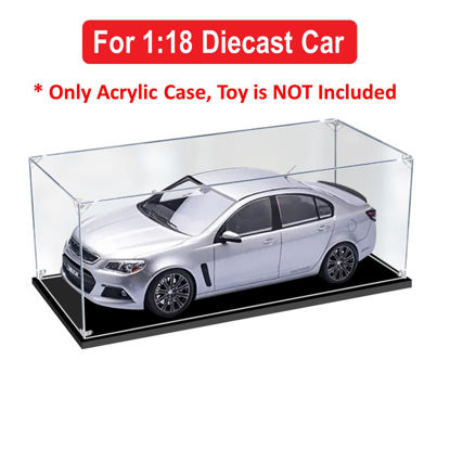 Picture of Acrylic Display Case for 1:18 BIANTE HSV GEN-F SENATOR SIGNATURE NITRATE SILVER Diecast Car Model Figure Storage Box Dust Proof Glue Free