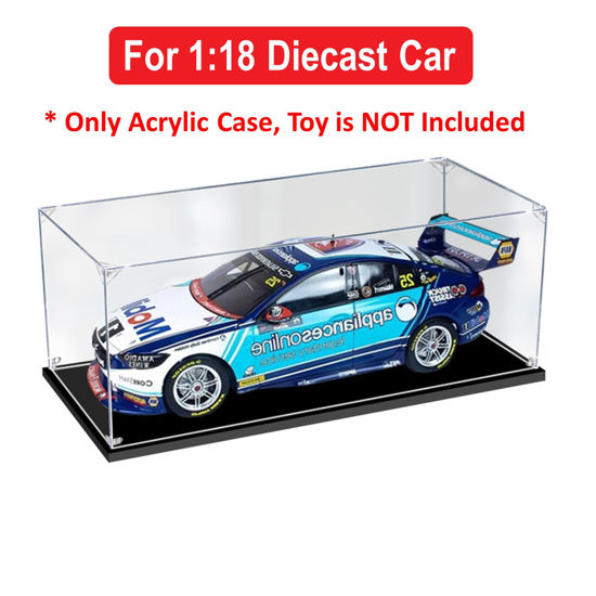 Picture of Acrylic Display Case for 1:18 BIANTE MOBIL 1 APPLIANCES ONLINE HOLDEN ZB COMMODORE 2ND 2020 ADELAIDE 500 R2 #25 MOSTERT Diecast Car Model