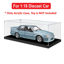 Picture of Acrylic Display Case for 1:18 CLASSIC CARLECTABLES HOLDEN VL COMMODORE GROUP A PANORAMA SILVER Diecast Car Model Figure Storage Dust Proof Glue Free