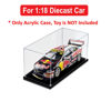 Picture of Acrylic Display Case for 1:18 BIANTE RED BULL AMPOL HOLDEN ZB COMMODORE 2ND 2021 SYDNEY SUPERNIGHT R29 #88 WHINCUP Diecast Car Model