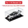 Picture of Acrylic Display Case for 1:18 BIANTE NED WHISKY FORD MUSTANG 2020 SYDNEY SUPERSPRINT #7 HEIMGARTNER Diecast Car Model Figure Storage Box Dust Proof Glue Free