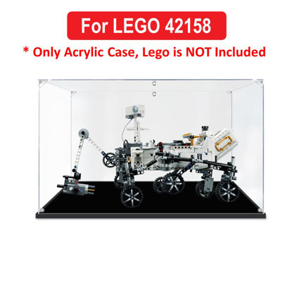 Picture of Acrylic Display Case for LEGO 42158 Technic NASA Mars Rover Perseverance Figure Storage Box Dust Proof Glue Free